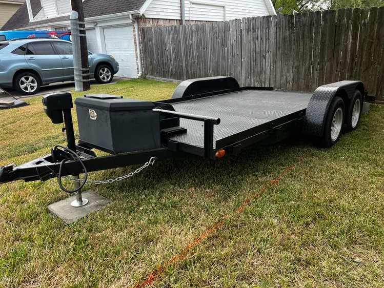 Car Hauler 16 x 8 ft Dovetail Ramp 7k lb capacity