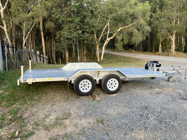 3.5 ATM Car Trailer w/ Electric Winch