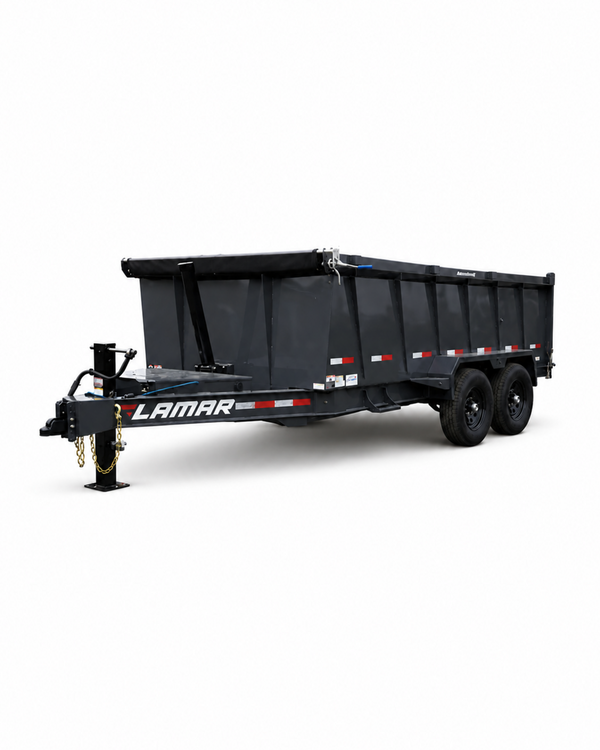 14k 7'x16' Dump Trailer