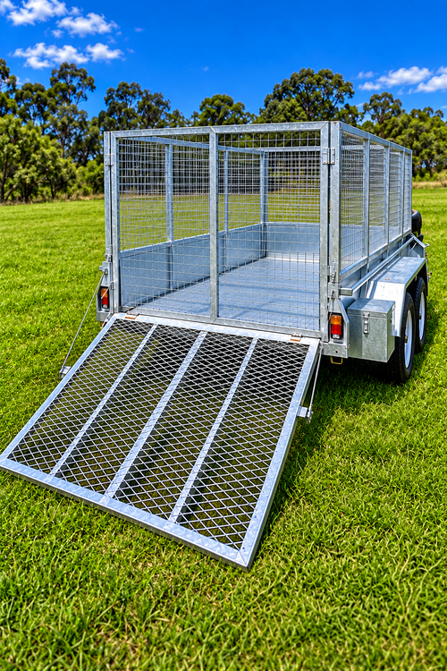 10x6 Cage Trailer with Ramp
