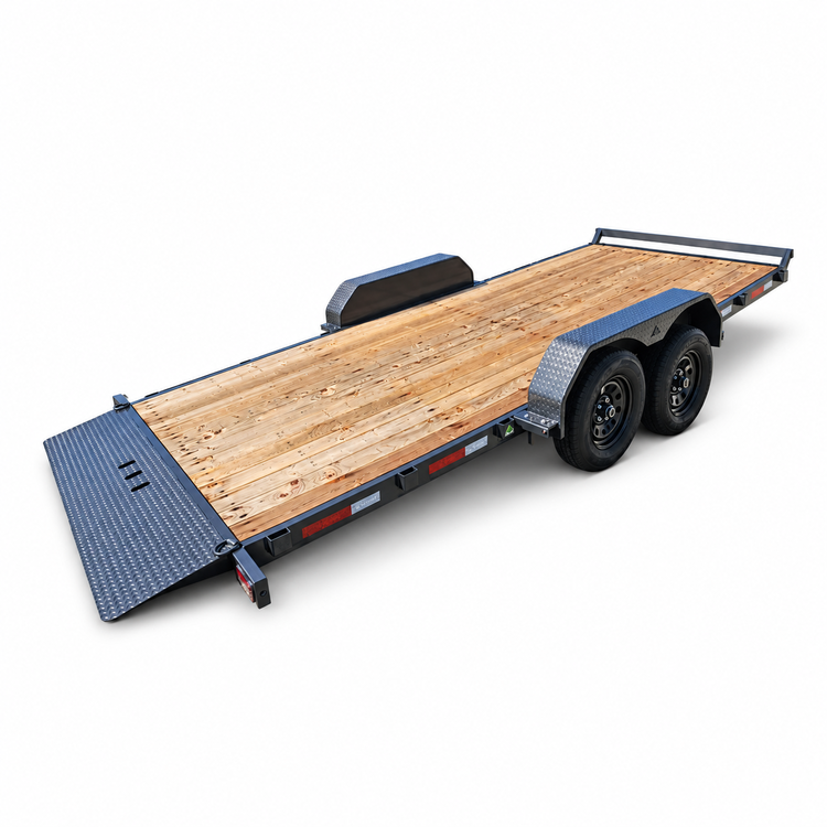 10k 7'x20' Full Tilt Deck Trailer, photo 4