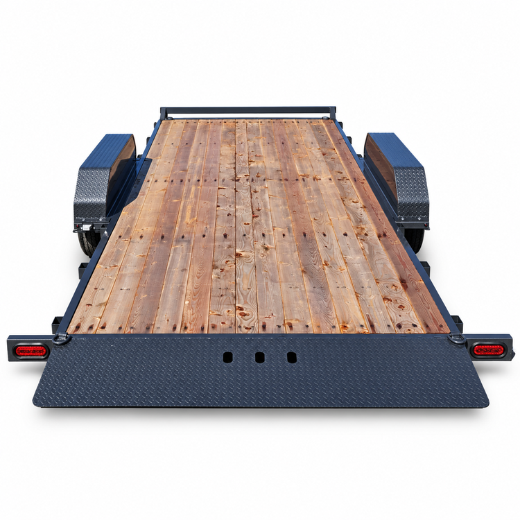 10k 7'x20' Full Tilt Deck Trailer, photo 3