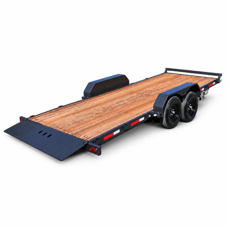 10k 7'x20' Full Tilt Deck Trailer, photo 1