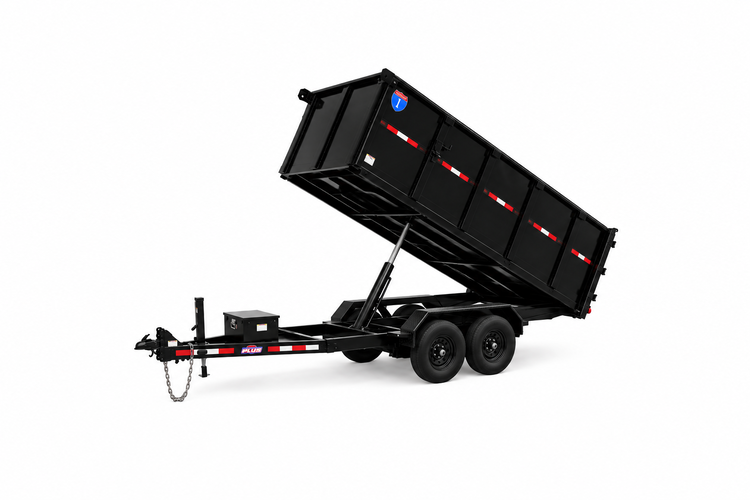 6x12 Dump Trailer 9,990 LB GVWR | 48" High Sides