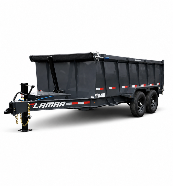 14k 7'x14' Dump Trailer