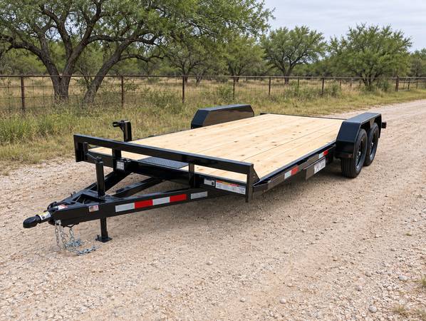 16ft Beavertail Car Hauler with Dovetail Ramps